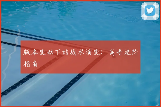 版本变动下的战术演变:高手进阶指南