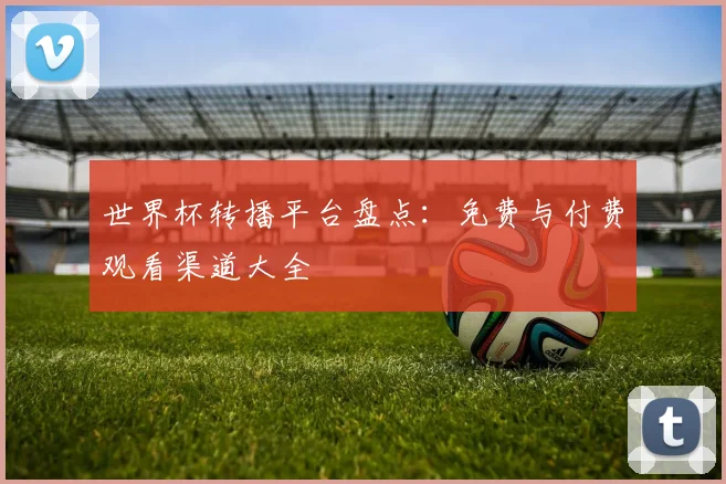 世界杯转播平台盘点：免费与付费观看渠道大全