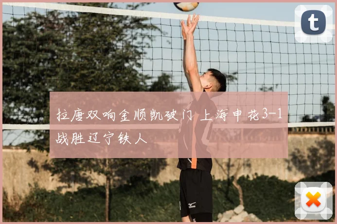 拉唐双响金顺凯破门 上海申花3-1战胜辽宁铁人